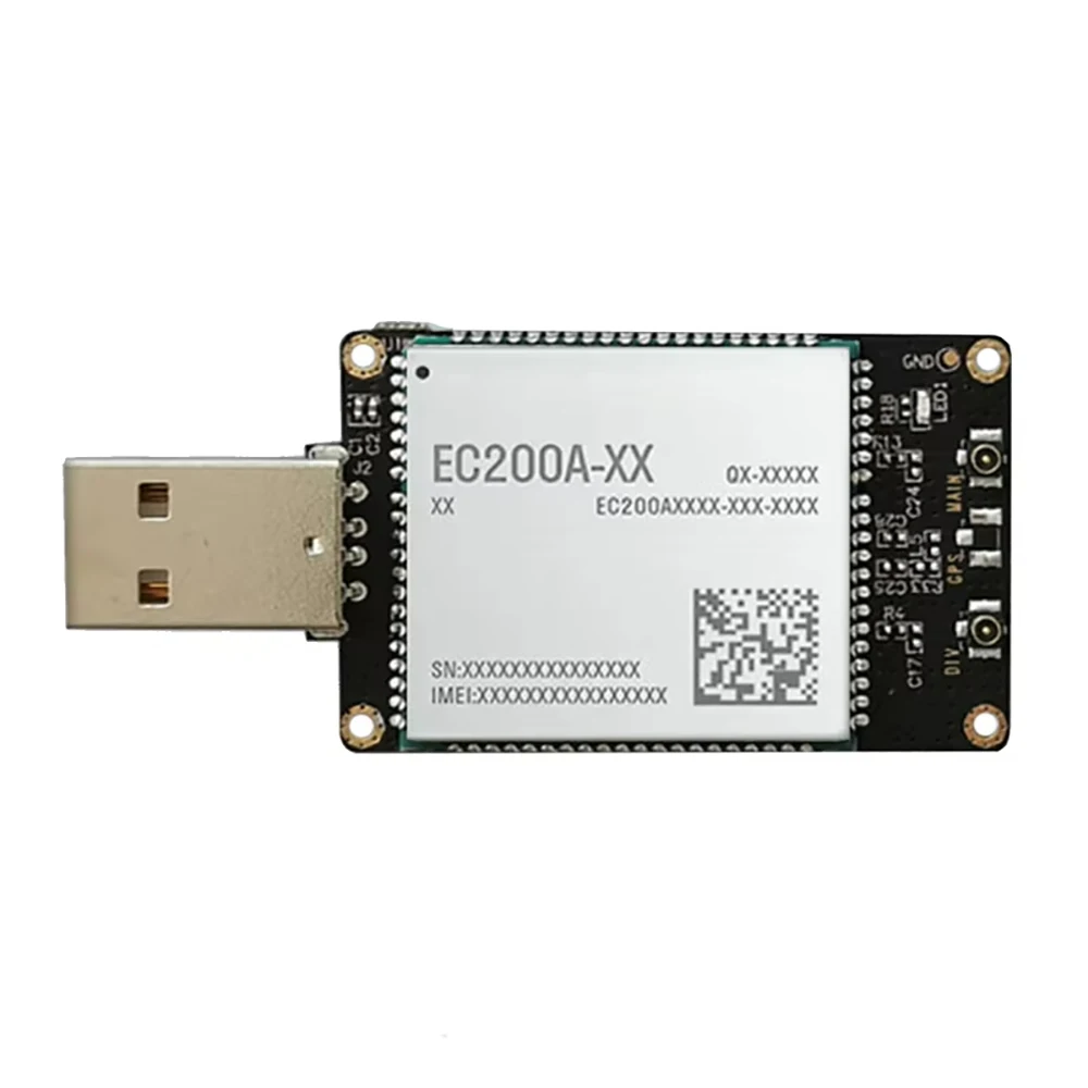 EC200A-EU LTE Cat4 Module USB Dongle TTL 4PIN Connector USB 2.0 Europe Asia-Pacific Latin America Australia New Zealand