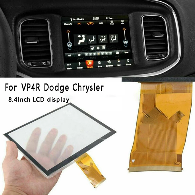 8.4Inch LCD Display Capacitor Touch Digitizer For Jeep VP4R Dodge Chrysler Spare Parts Accessories Touch Screen LA084X01-SL01