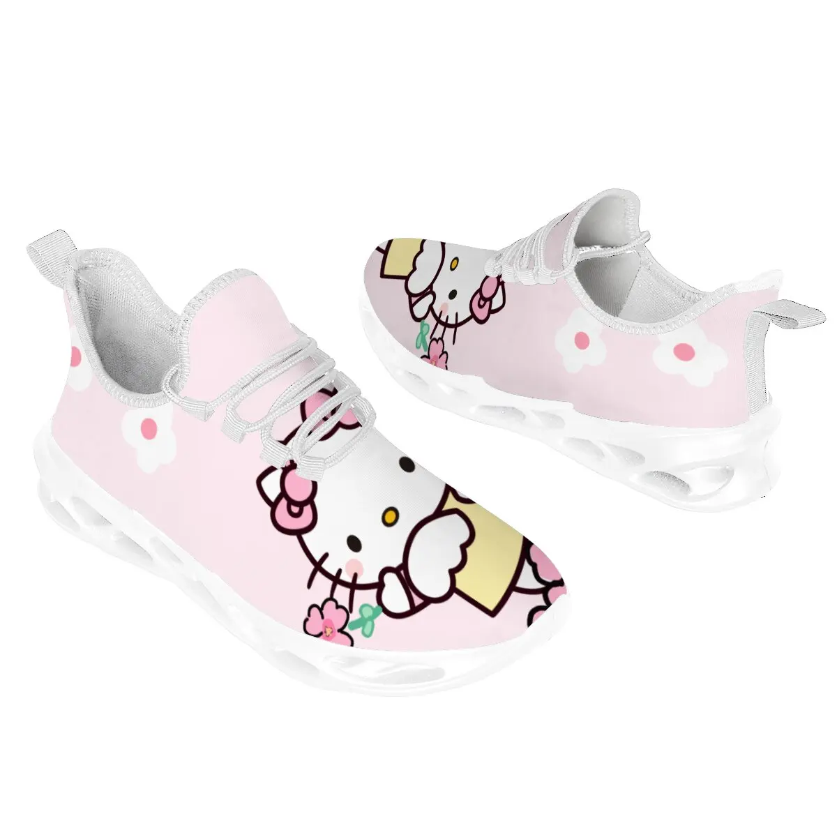 

Disney Men Woman Casual Sneakers Fashion Design Mickey Mouse Sports Shoes Colorful Print Round Toe Lace Up Running Shoes