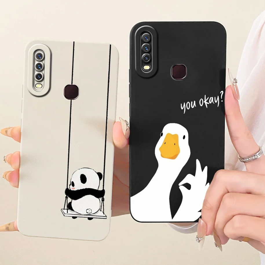 ل غطاء Vivo Y17 Y15 Y12 Y12i Y11 2019 جراب هاتف لينة بولي يوريثان سيليكون غطاء حماية الكاميرا ل Vivo 1906 1904 1940 الغلاف الخلفي