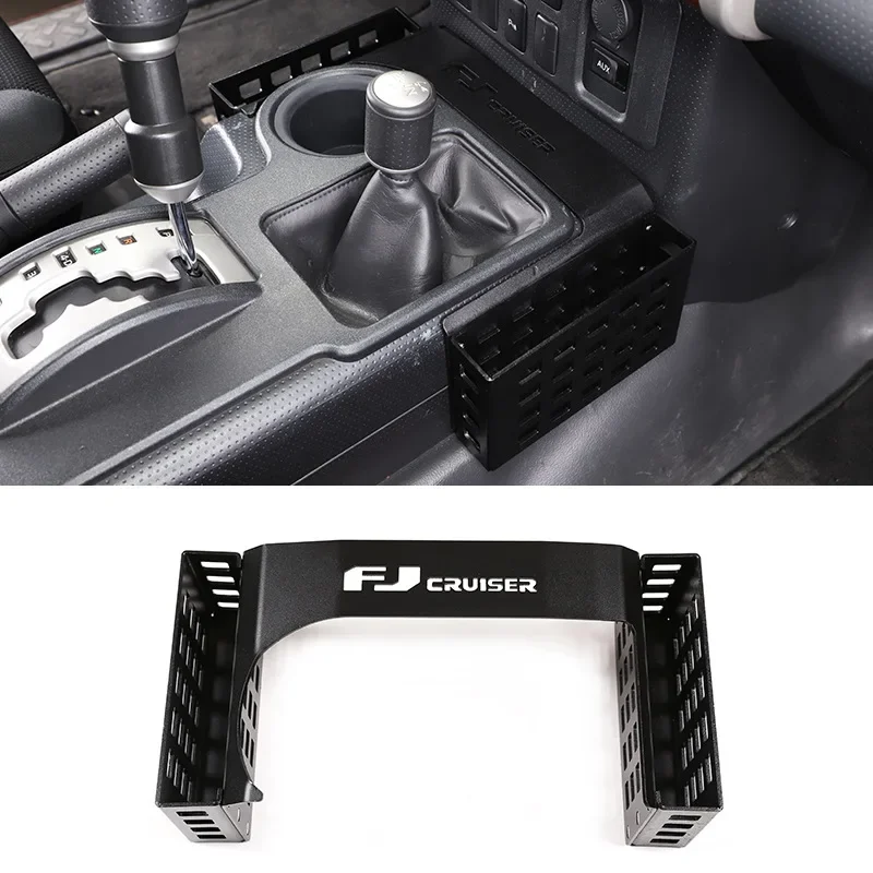 

For 2007-2022 Toyota Fj Cruiser central control storage and organization seat gap metal storage box interior accessories
