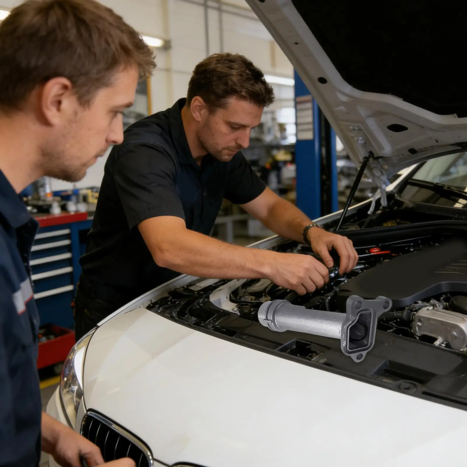 

For BMW； Coolant Hose Junction Precise Aluminum Alloy Universal Replacements Radiator Coolant Hose Connector For Auto Repair