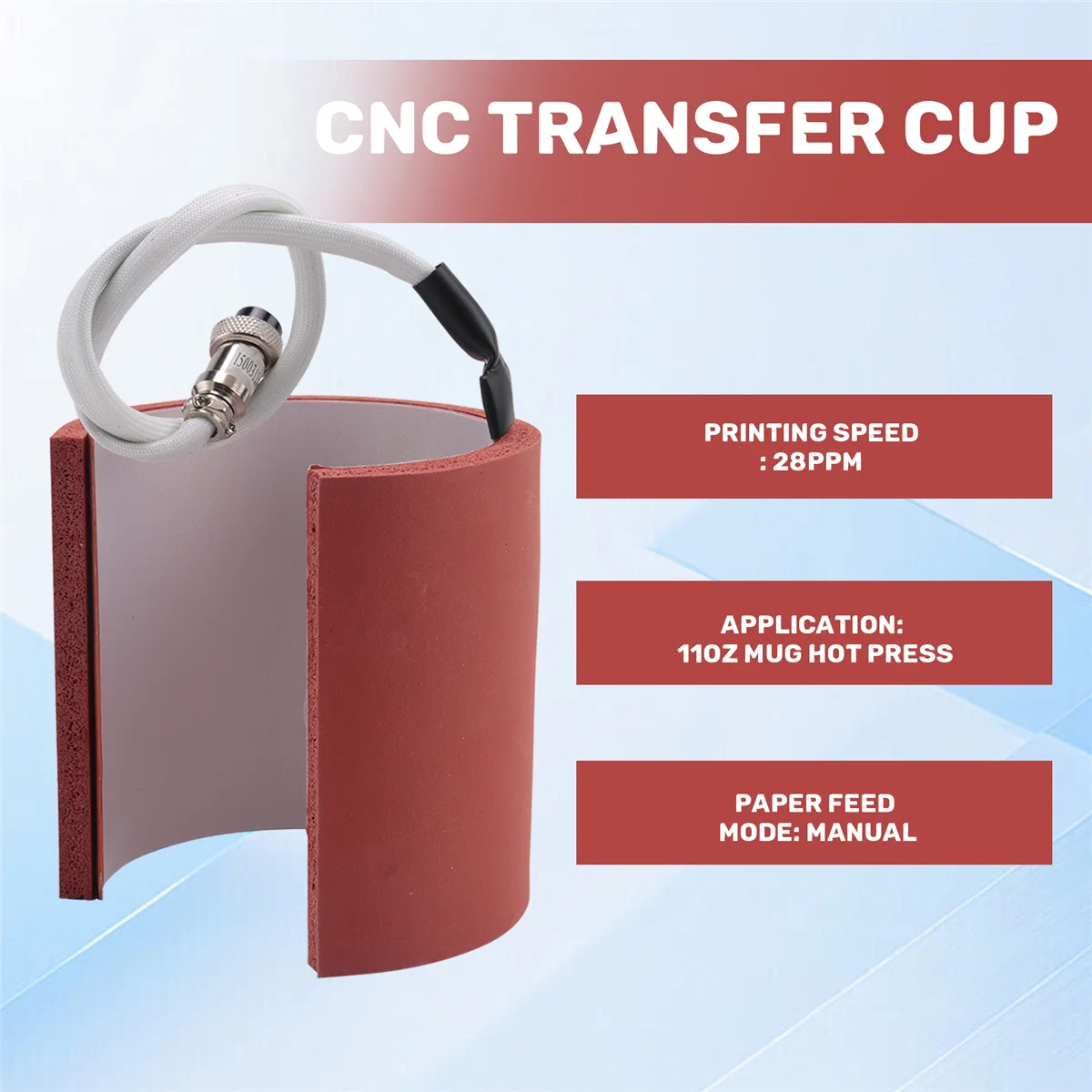 

B24A Сублимационная машина 220 В, силиконовая кружка, грелка, коврик, кружка, термопресс, детали для кружек, печатный пресс, чашки 11 унций