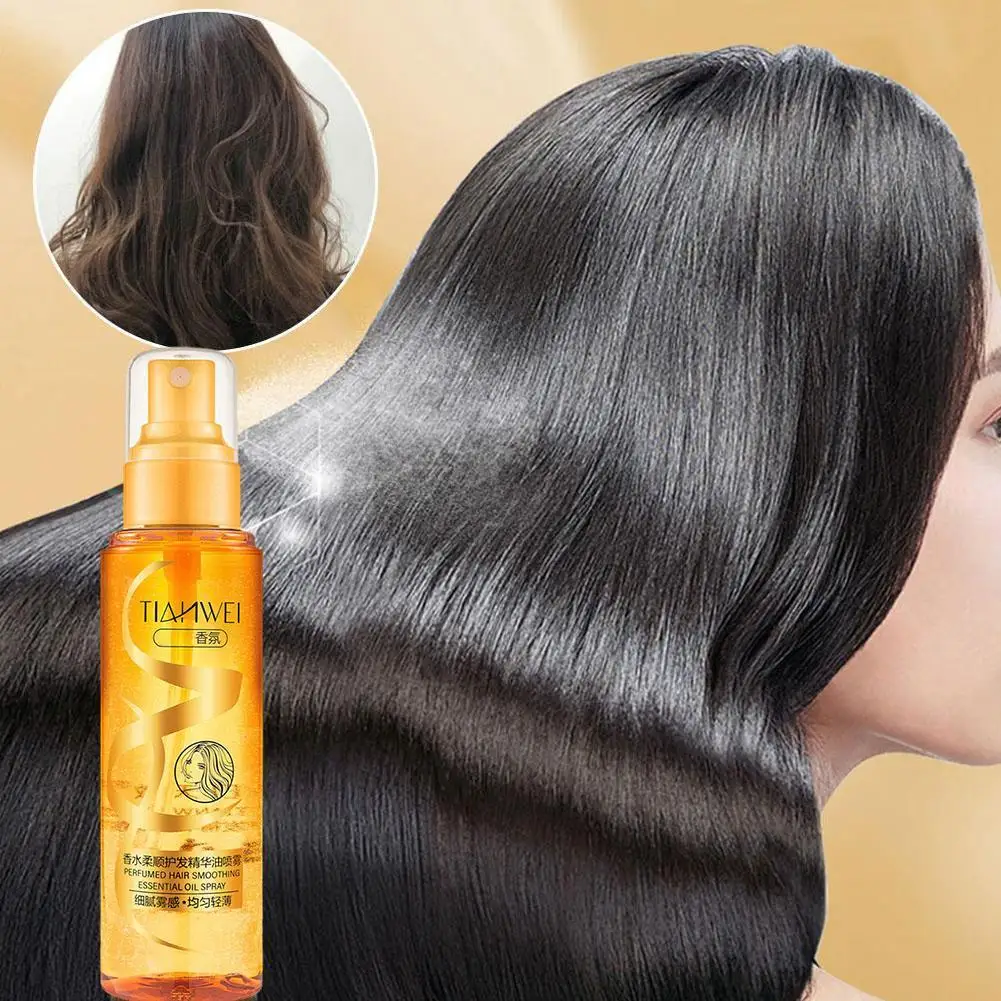 120ml Hair Care Essential Oil Spray For Women Repair Dry Anti-frizz Smooth And Long-lasting Hair Care For Fragrant Fluffy H F2j5