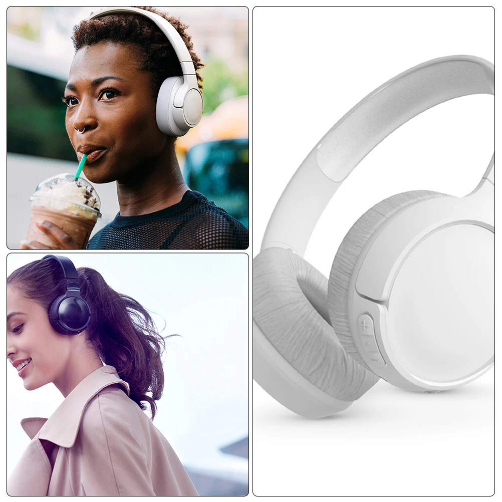 

Protein Skin Earphone Sponge Accessories High Elastic Ear Pads for T500BT T450BT Wireless Headset Cushion Comfortable Long Use
