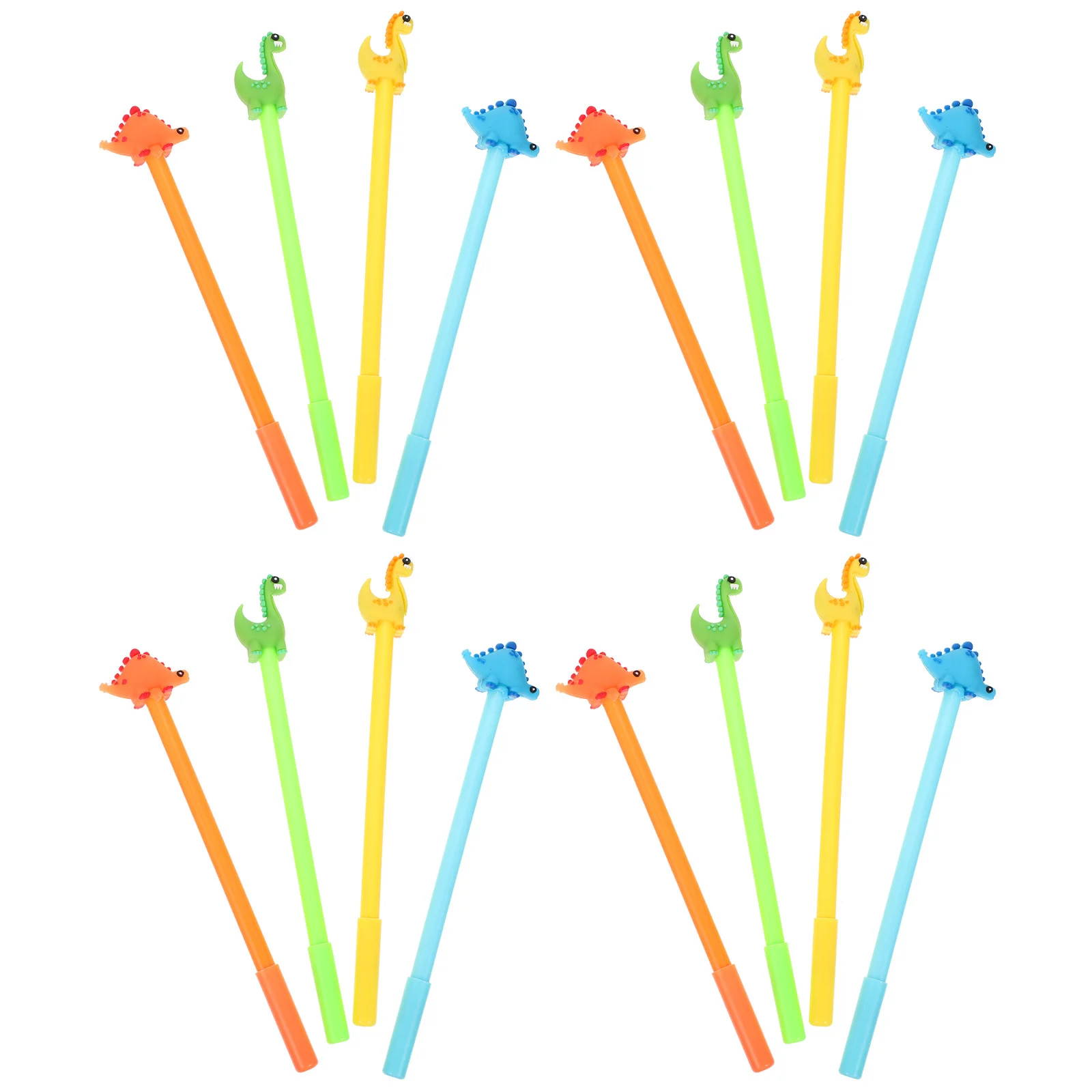 

Набор из 16 гелевых ручек с черными чернилами, с рисунком динозавра, для плавного письма, для студентов, школы, офиса, учебы, креативные, с тонким наконечником, для подписи