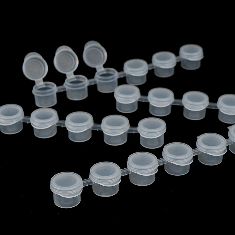 5pcs 8Joint 3ml Mal pigment mit Pinsel Set Kunst liefert Container Box Doodle Malerei Aquarell Gouache Paint Box
