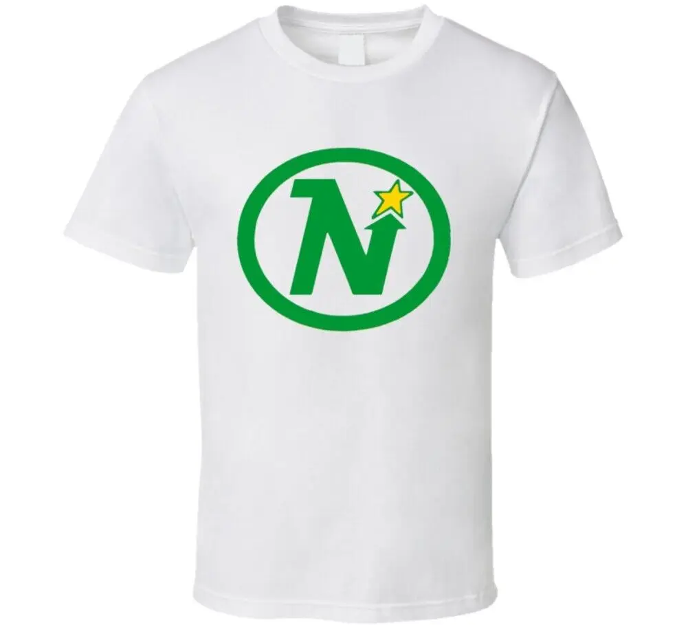 Minnesota North Stars Retro Hockey Logo T Shirt