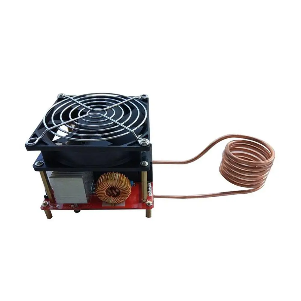1000W ZVS Induction Heating Plate Board Kit Heater Cooker Coil Tube Low Voltage Induction Heating Board DIY Ignition Coil Heater
