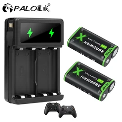 PALO Rechargeable Battery For Xbox Series X/S/Xbox One S/X Controller Battery For Xbox One & USB LCD Fast Charger
