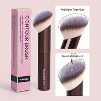 MAANGE Foundation Makeup Brushes Professional Angled Flat Sculpting Makeup Brush for Blending Liquid Cream Flawless Beauty Tools