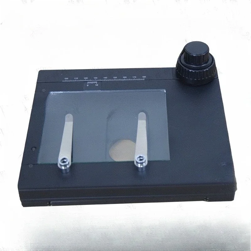 X, Y mobile platform, microscope professional working platform, graduated glass