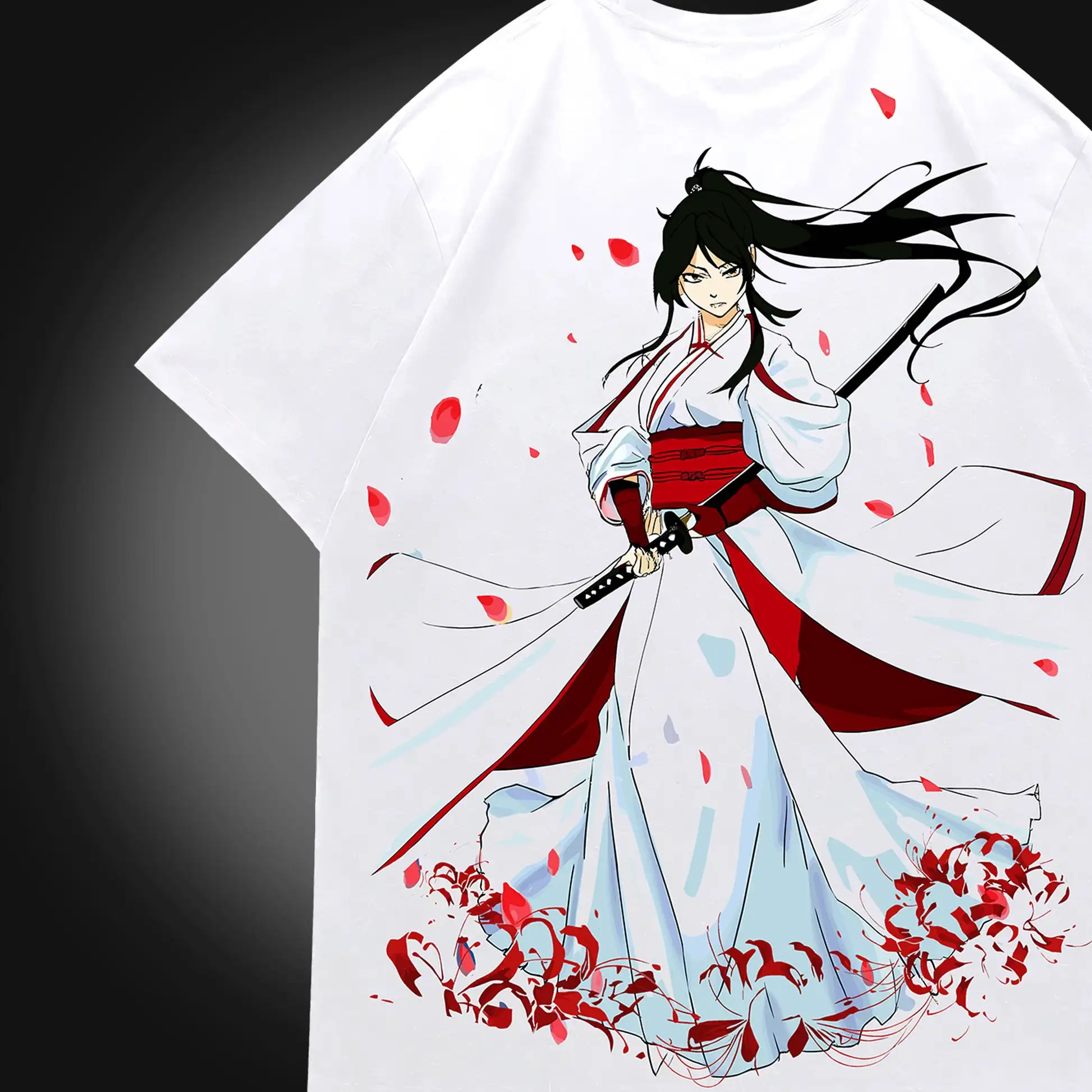 Sagiri The 12th Asaemon Graphic T-shirt Men Women Hell's Paradise Anime Oversized Streetwear Short Sleeve Female Male Clothing