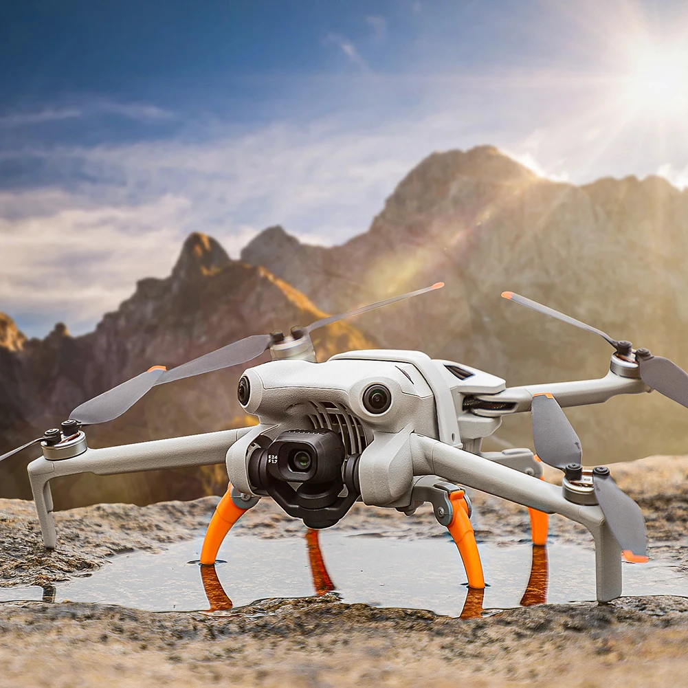 Extensor de altura de liberação rápida, protege a câmera de pouso no suporte, aumenta a altura, perna do trem de pouso aranha para dji mini 4 pro