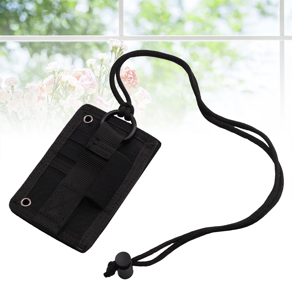 

Id Badge Holder with Adjustable Neck Lanyard for School Office Driver License Pass Case Id Holder