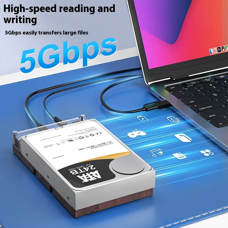 MAIWO 2.5 ''3.5'' Polegadas SAS/SATA Disco Rígido Externo Caso Sata para USB 3.0 Hdd Docking Station para 2.5 e 3.5 Polegadas SATA/SAS HDD SSD