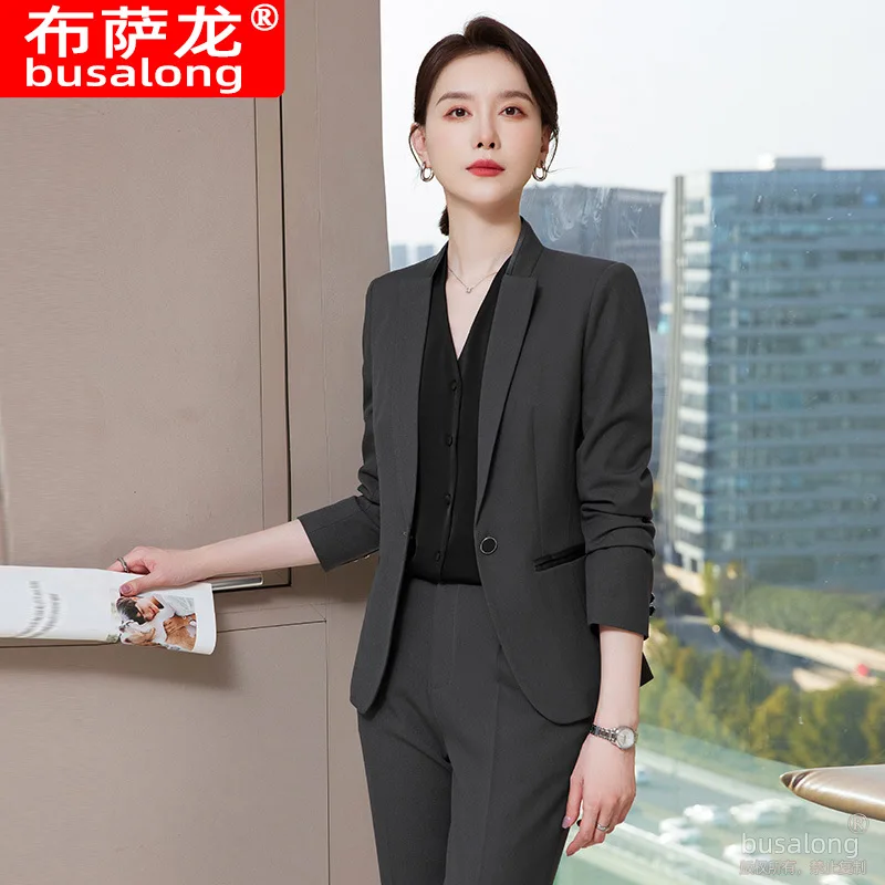 Business Suit Women2024Spring and Autumn New Lawyer Business Wear Formal Wear Temperament Civil Servant Interview Work Clothes