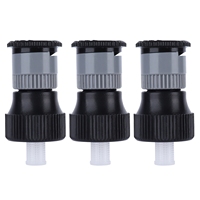 3pcs 360° Rotating Buried Spray Nozzle G1/2 Female Thread Adjustable Watering Sprinkler for Lawn Yard Garden Planter