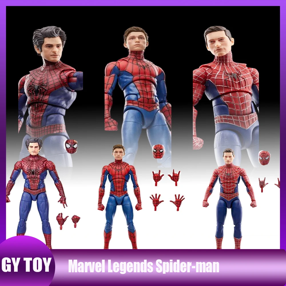 

In Stock Marvel Legends Spider-Man Toby Garfield Dutch Brother William Baker Spider-Man Model Anime Action Figure Toy Xmas Gift