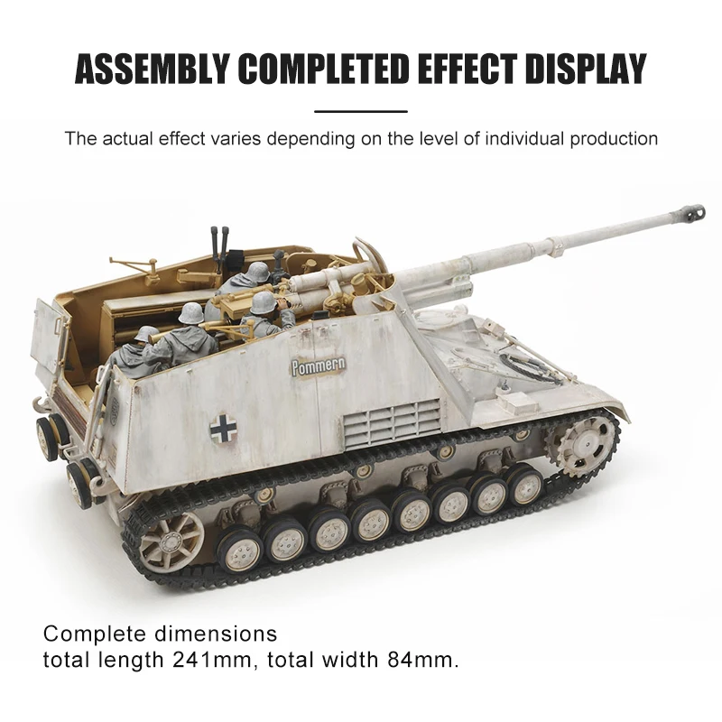 TAMIYA assembled tank model kit 35335 German Nashorn self-propelled anti tank gun 1/35