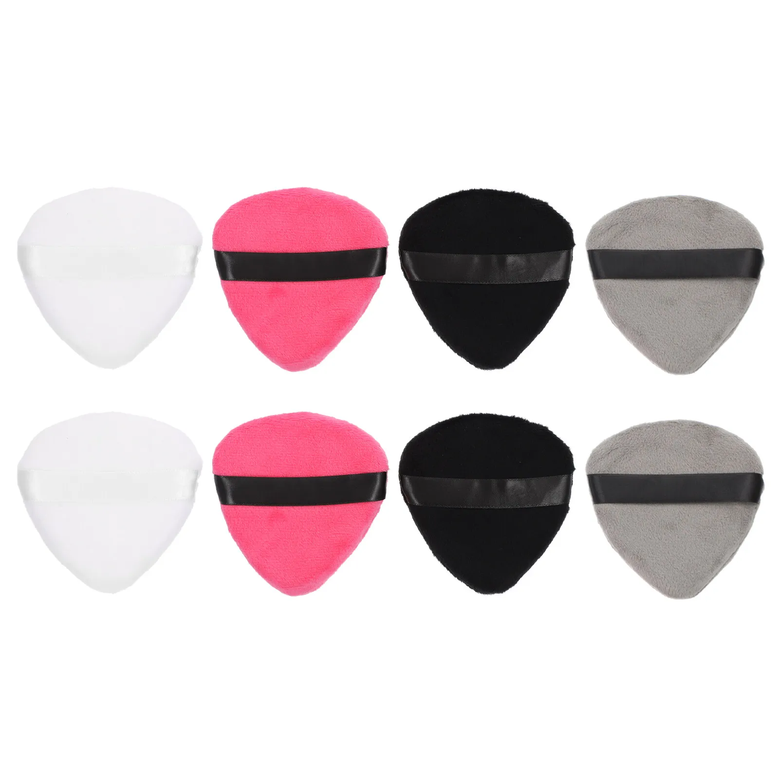 8Pcs Drop Shaped Makeup Puff Soft Skin Friendly Face Makeup Tool for Sensitive Skin Loose Powder Application Natural Finish