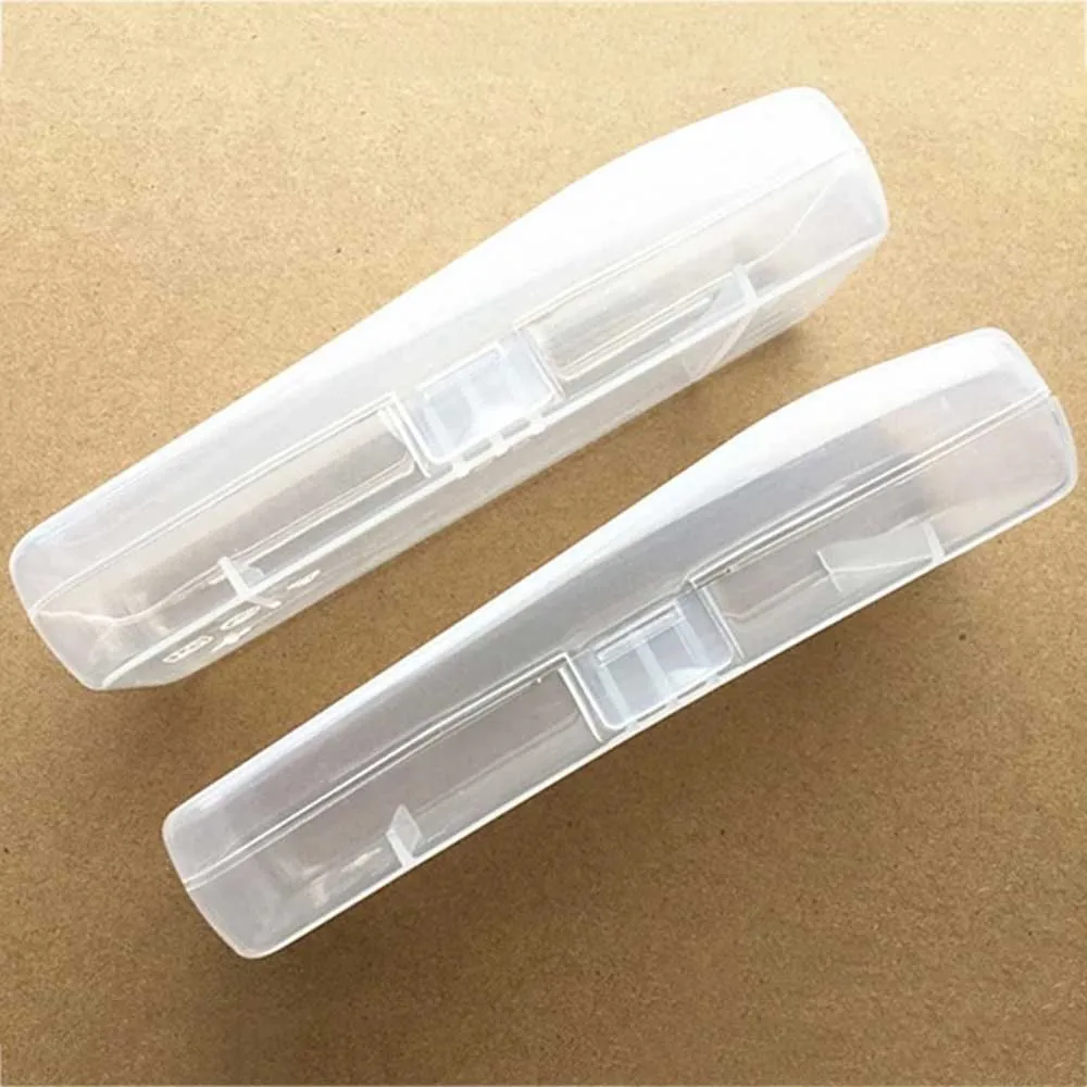 Shaver Storage Box Transparent Plastic Razor Blades Holder Portable Travel Razor Case High Quality Shaving Box Containers