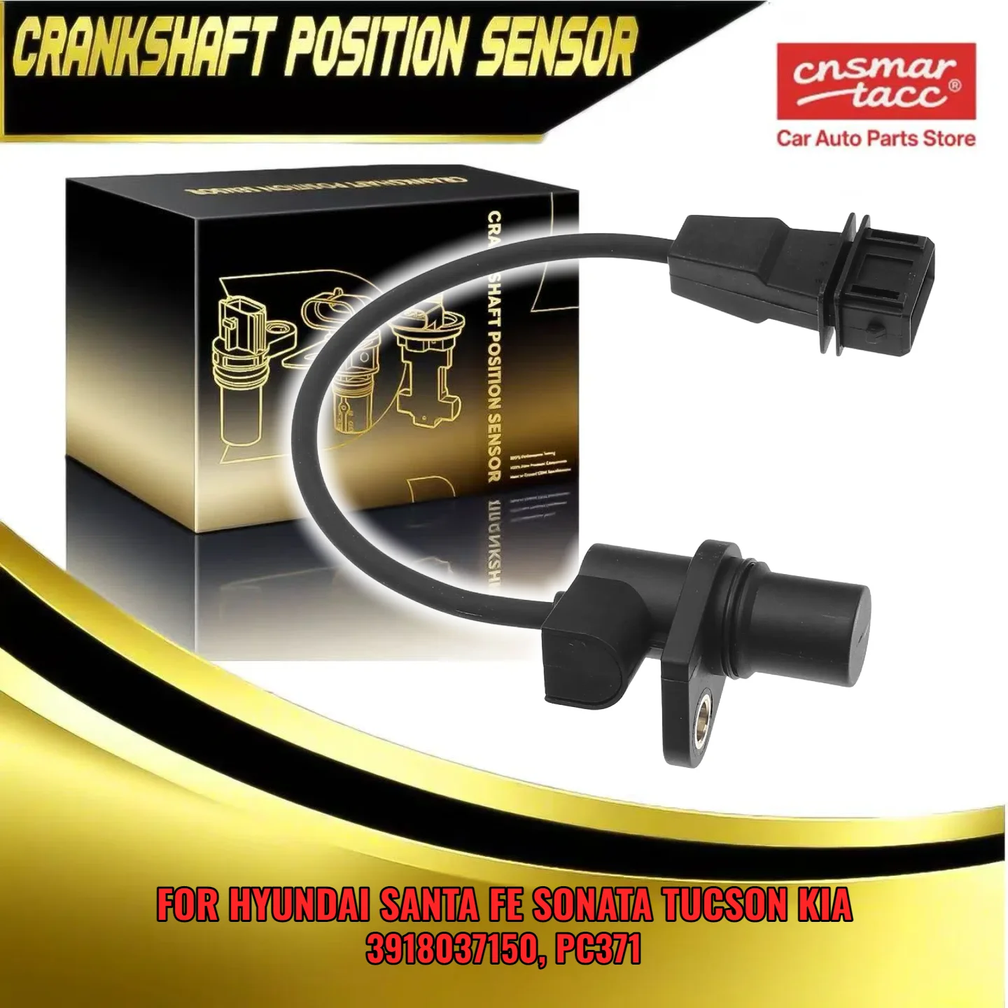 

Датчик положения коленчатого вала для Hyundai Santa Fe Sonata Tiburon Tucson Kia Optima PC371 3918037150