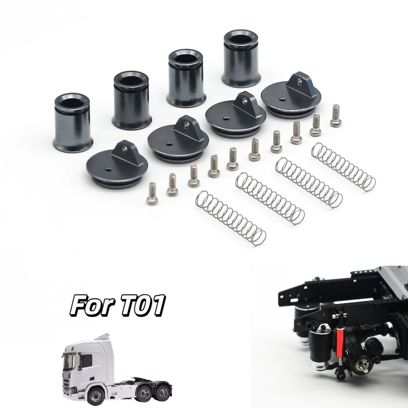 Orlandoo Hunter Aluminum Airbag Upgrade Kit LZ0050 For 1 32 Scania T01 Rc Truck Model With Internal Spring Accessories