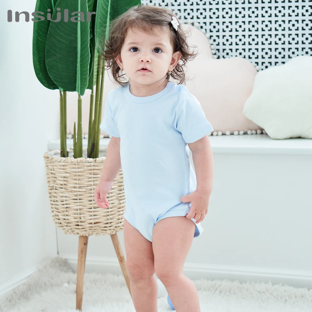 3PCS/Lot Baby Boys Girls Bodysuits Solid Cotton Long Sleeves Kids Rompers Clothes 3-24 Month Newborn Body Bebe Jumpsuit Clothing