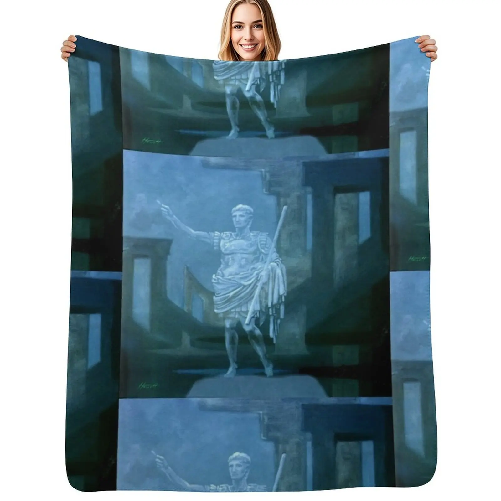 Augustus Caesar Throw Blanket Thin Blankets For Baby Flannel Heavy sofa bed Designers Blankets