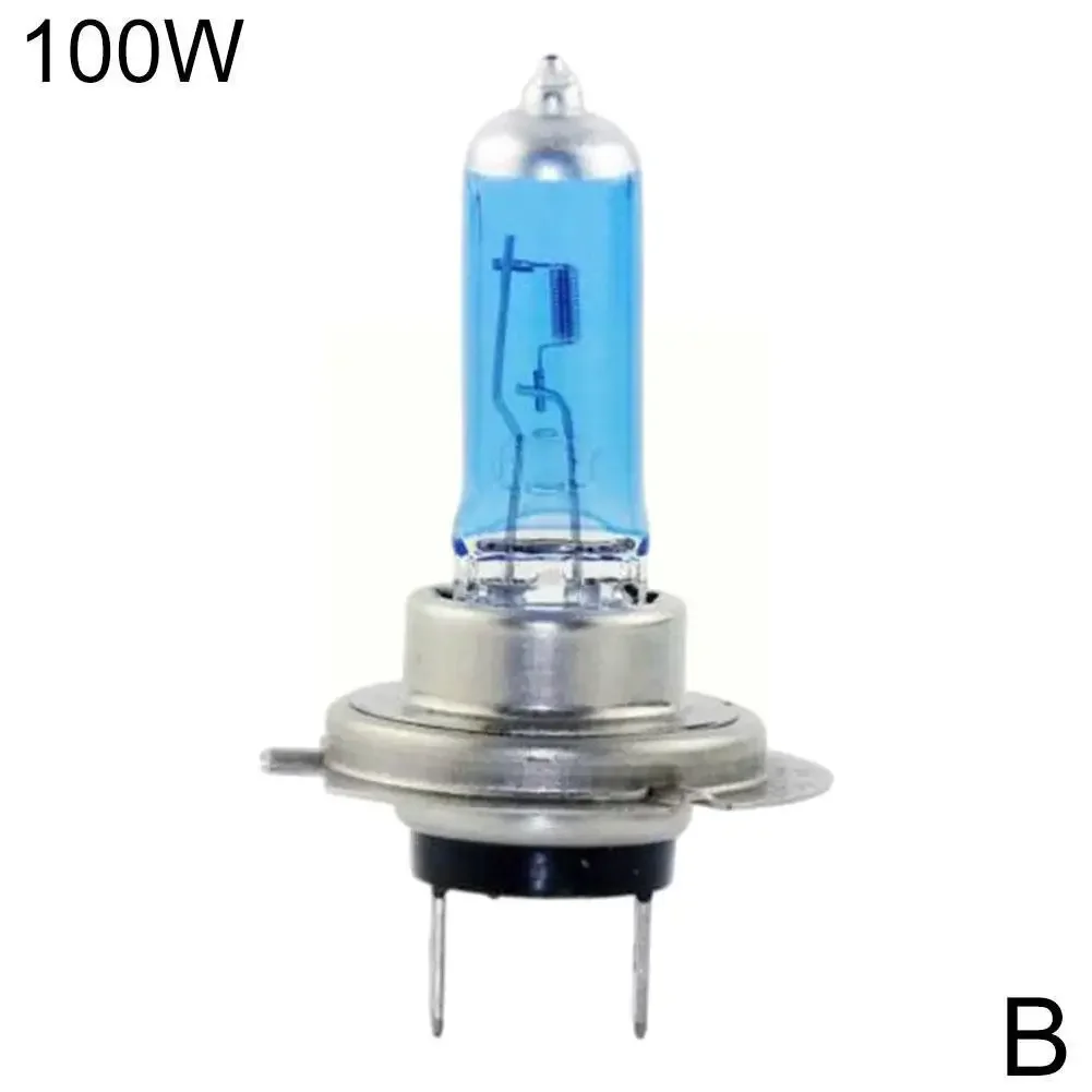 1/2 шт. 6000k супер яркая белая H7 галогенная лампа 12 В лампа для автомобильных фар h7 55 Вт 100 Вт галогенная лампа
