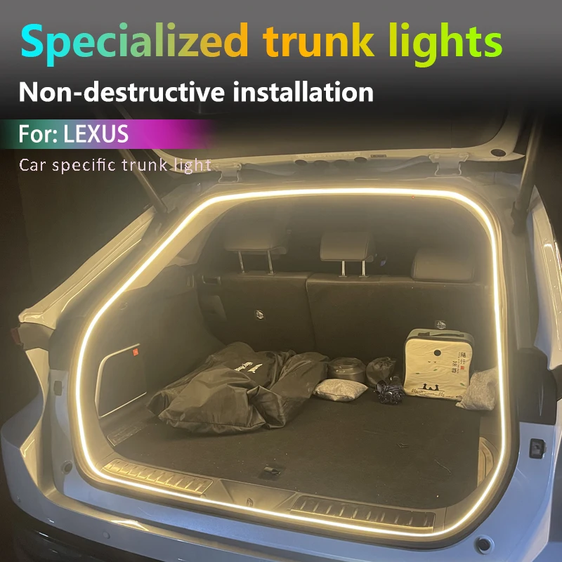 Applicable ux Lexus nx special rx trunk light rear tailgate light change decoration ambient light CT200 accessories