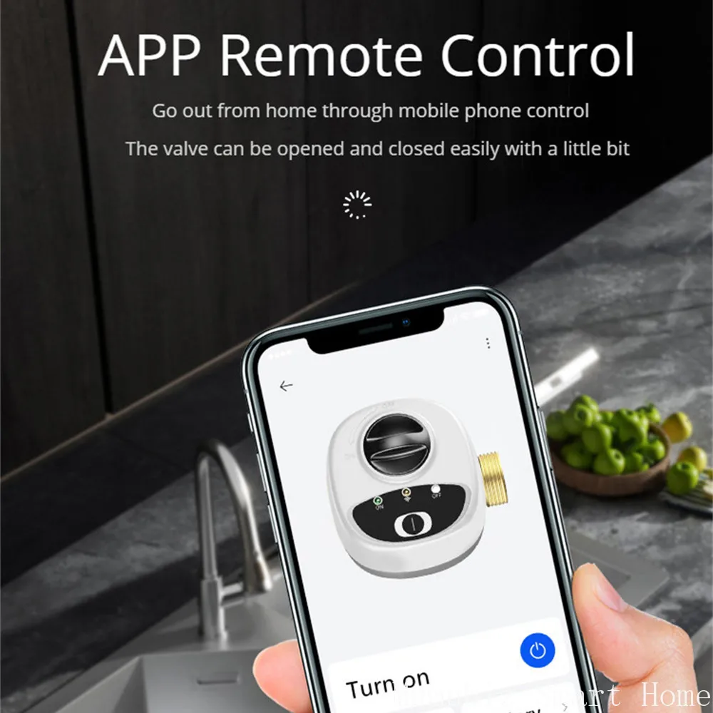 eWelink APP WiFi Smart Valve DN15 /DN20 /DN25 Smart Water / Gas Shutoff Automated Ball Valve Wireless Control Alexa Compatible