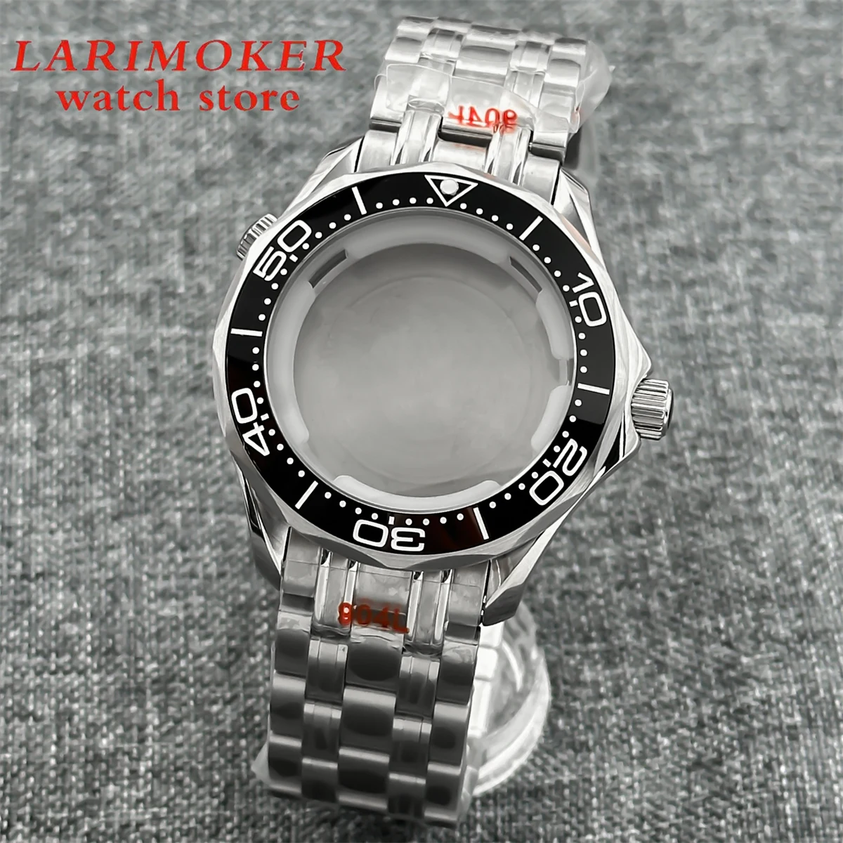 BLIGER-estuche cepillado de acero inoxidable 316L, vidrio de zafiro pulido, orejetas de diseño de doble cabeza, 41mm, NH34 35, ETA2824, PT5000