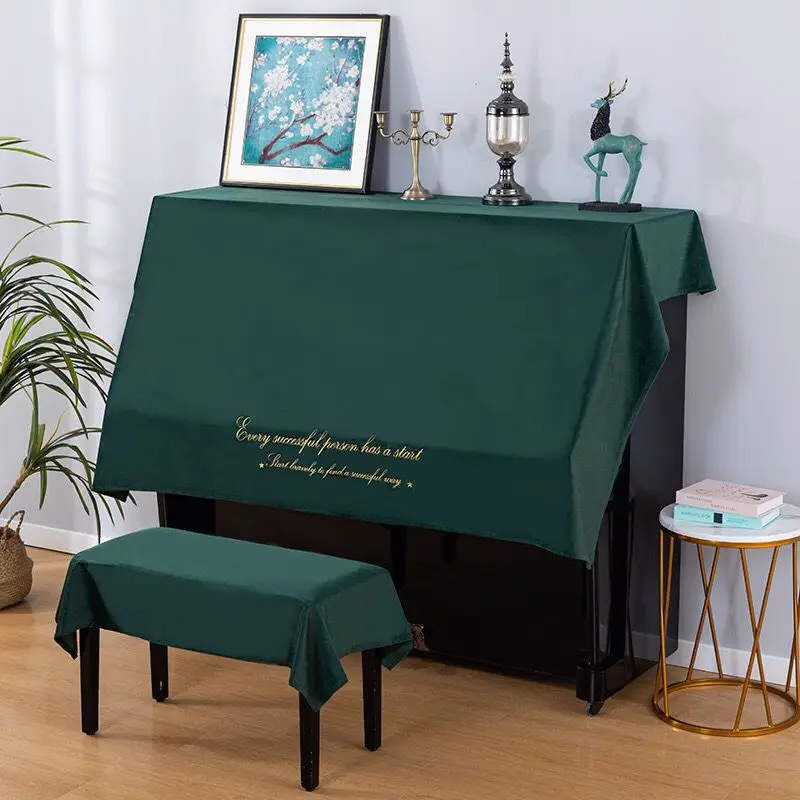 Creative American Piano Cover Dustproof Cover Piano Cover Cloth Piano Top Stool Electronic Piano Keyboard Dustpproof  CoverLH255