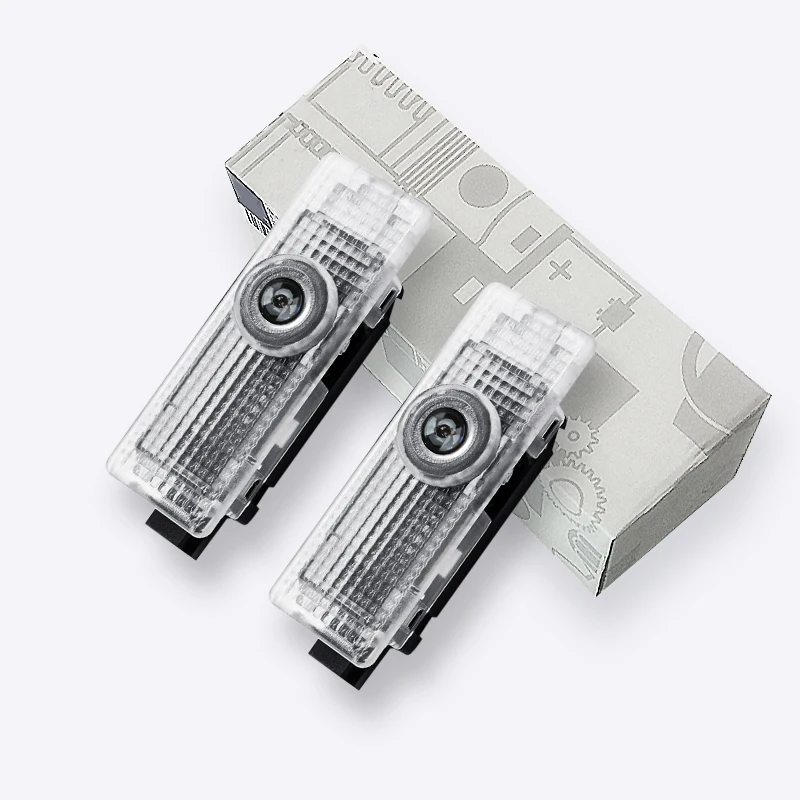 2pcs LED Car Door Welcome Light Decor Logo For Mini Cooper R50 R53 R55 R56 R58 R59 R60 F55 F56 F60 Courtesy Projector Lamp