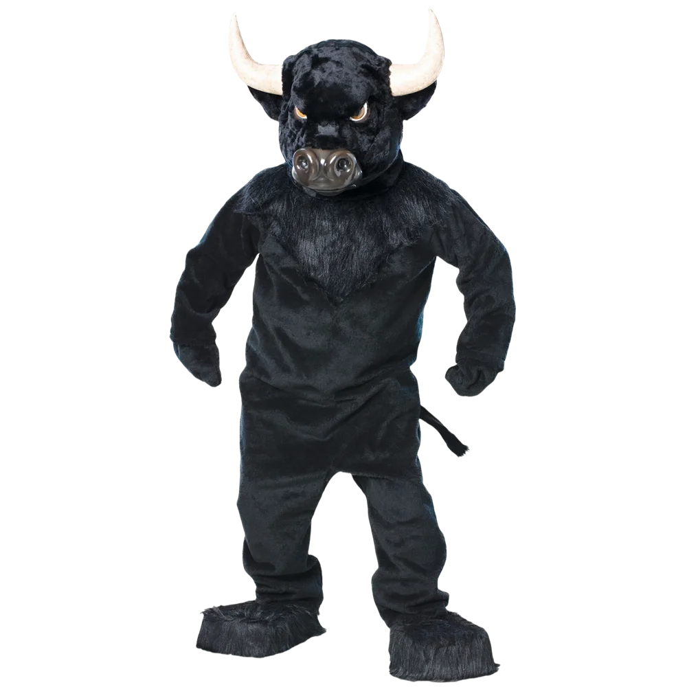 MASCOT professional Black Bull mascot costume adult Ox Theme anime cosplay character fancy dress corporate school mascot 2195