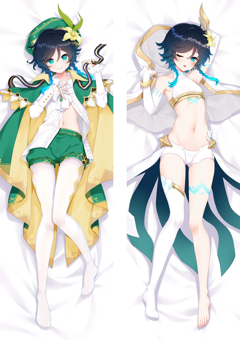 

Genshin Impact Barbatos Dakimakura Cover Cartoon Anime Hugging Body Pillowcase 50X160cm Bedding Pillow Cute Otaku Pillow Cover