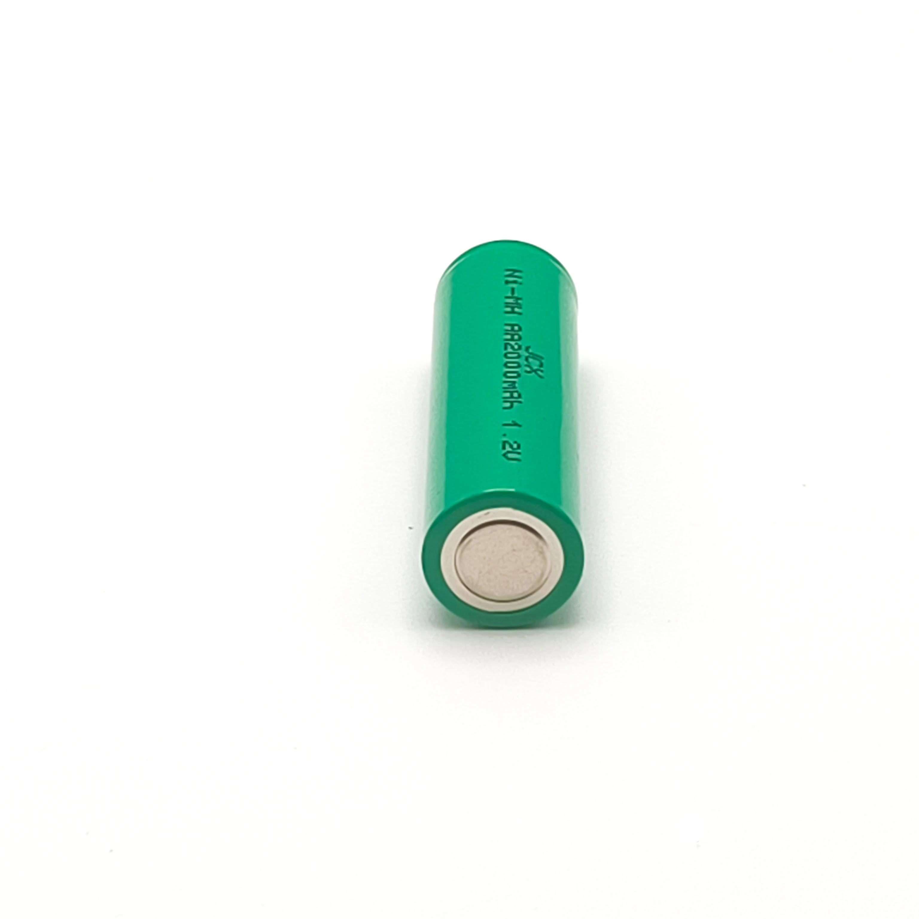 JCX 1PC Flat Top 1.2V Nimh 2000mAh AA Battery Cell with Max 3.0C Discharge Rate