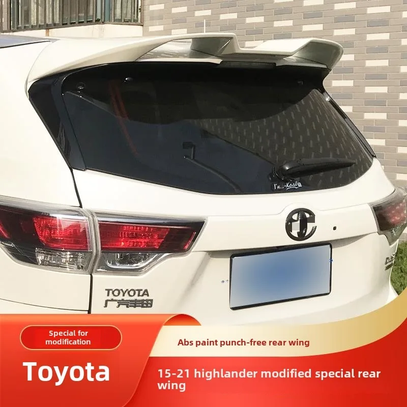 

Подходит для установки верхнего крыла Toyota 15-21 Highlander без перфорационного клея, модификации внешнего вида.