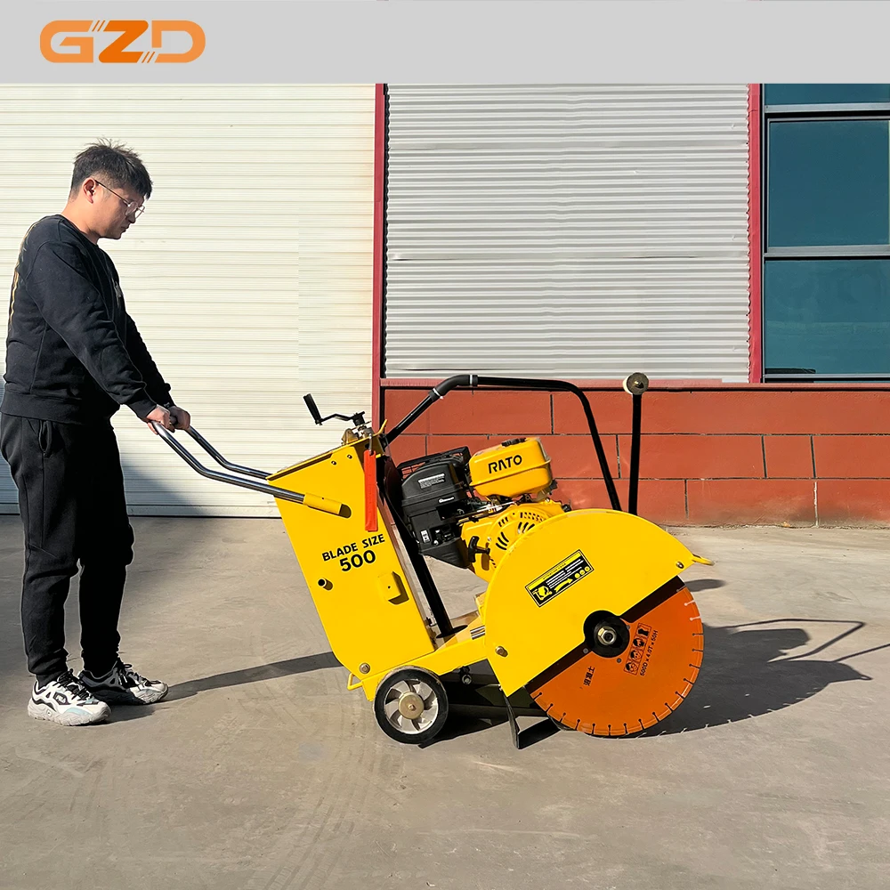 

GZD Factory Diesel Asphalt Concrete High Power Road Cutter Machine