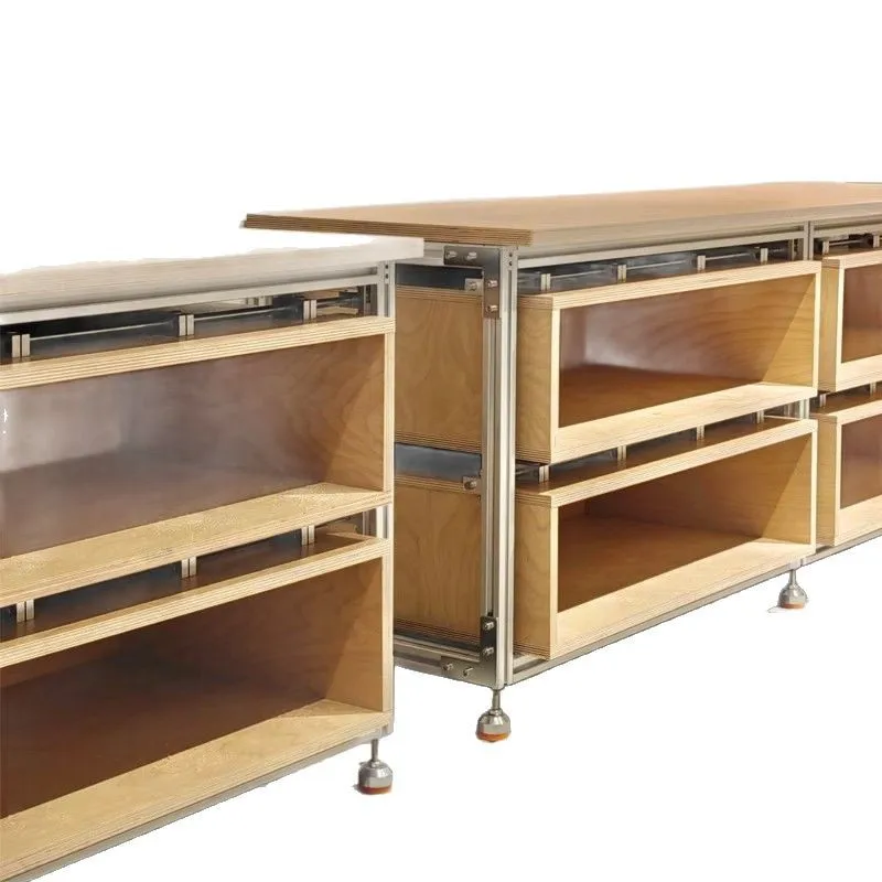 

Industrial style, aluminum profile, birch, storage cabinet, metal, storage