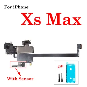 Bilashmart 1set Face Recognition Function Earpiece Proximity Light Sensor Top Speaker Flex Cable iPhone X XR XS Max 11 12 Pro Max Mini