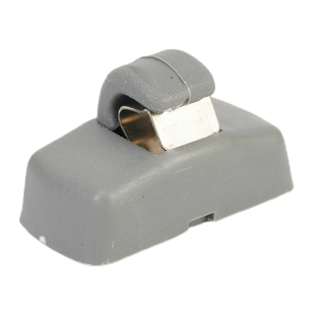 

Hook Clips Sun Visor Clips Front Gray Visor Hook Clips ABS For Skoda Fabia 2000-2008 Practical Useful Brand New