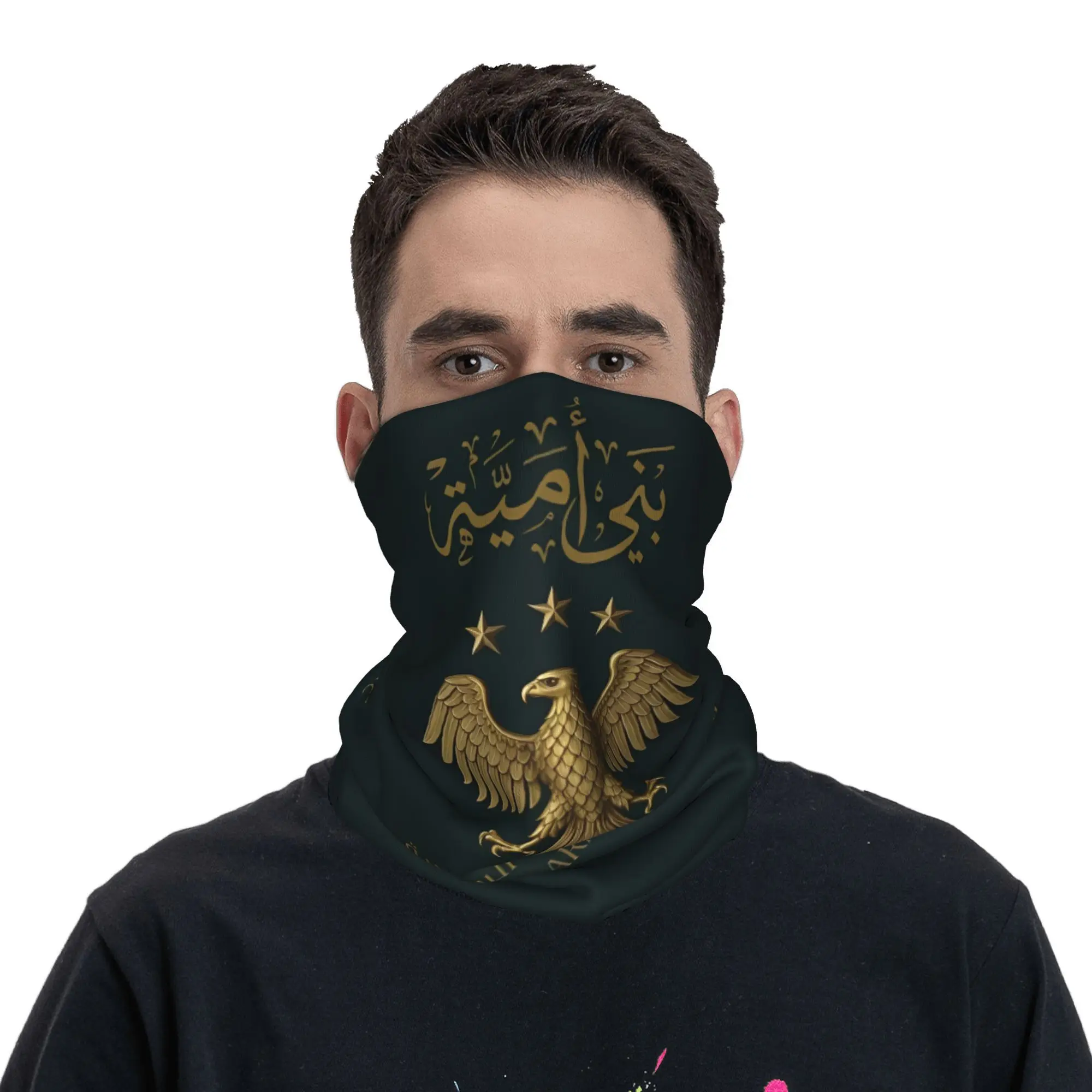 

Eagle of Syria 2025 Symbol Bandana y2k Funny Bicycle Mask Outdoor Sun Protection Balaclava Printed Soft Bike Face Cover Mask