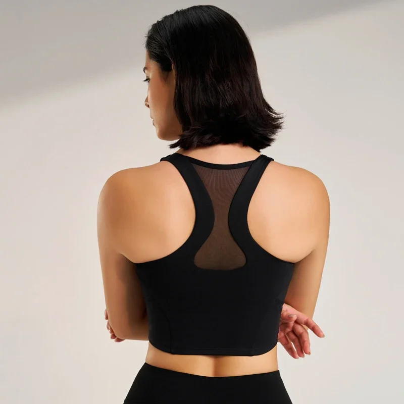 Ropa interior sexy para mujer, Sujetador deportivo para yoga y gimnasio, ropa interior para mujer, sujetador de Yoga Push Up recogido a prueba de golpes, chaleco deportivo para correr