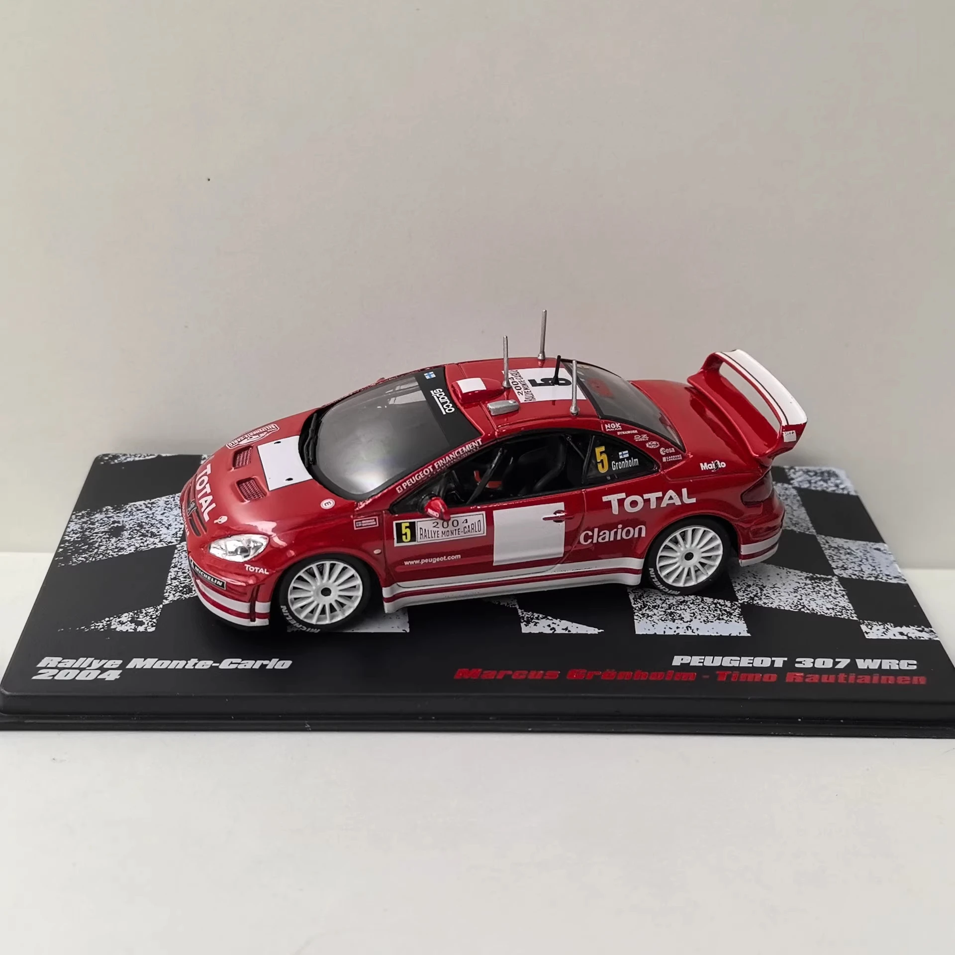 

DEA 1/43 PEUGEOT 307 WRC #5 2004 Peugeot Car Model, Alloy