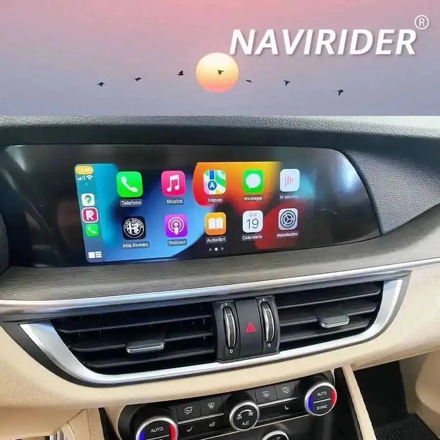 

For Alfa Romeo Stelvio 2016-2021 Car Radio Android 13 Multimedia Video Player CarPlay Auto Radio GPS Navigation Stereo Head Unit