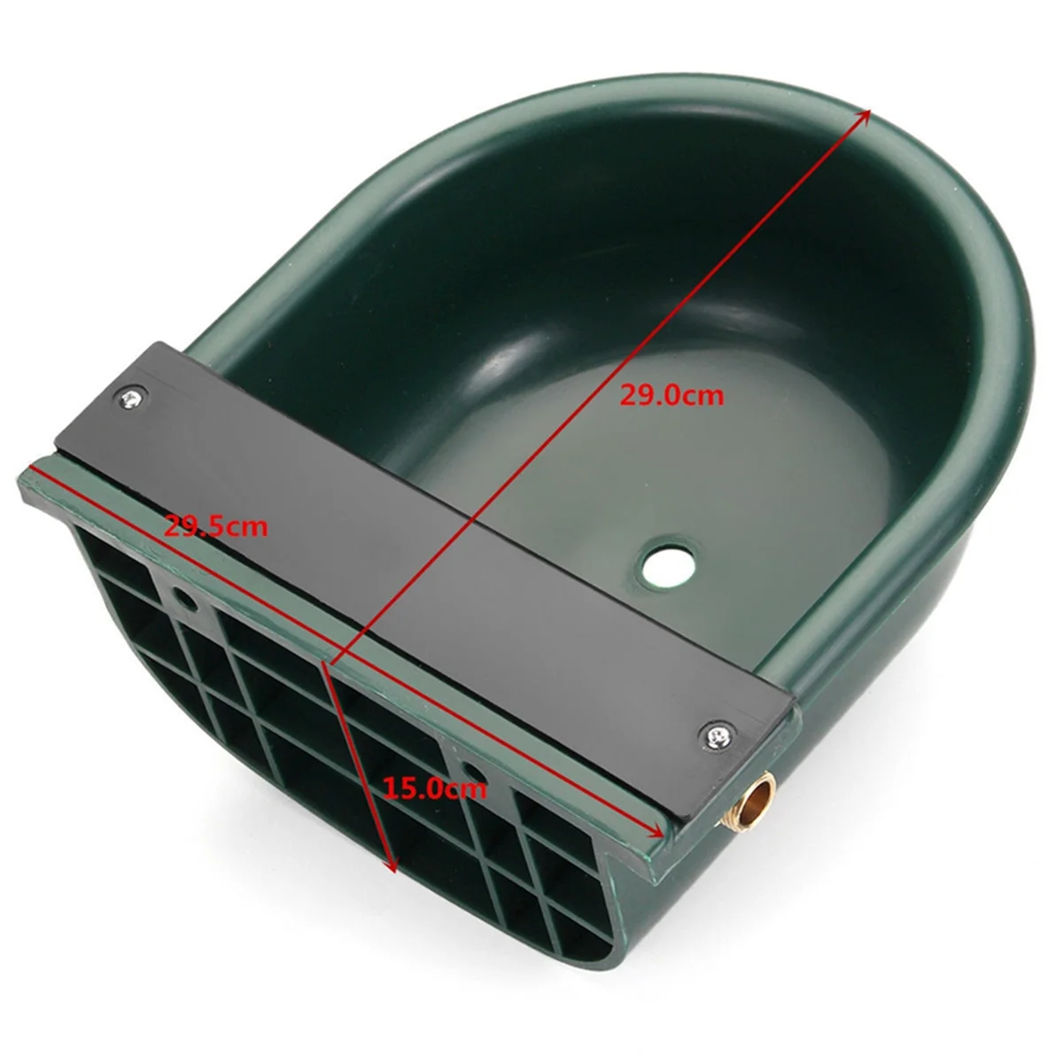

New Horses Automatic Water Bowl for Goats, Sheep, Pig Cattle Cow Drinking Water Trough Bowl Dispenser with Float Valve 2pc