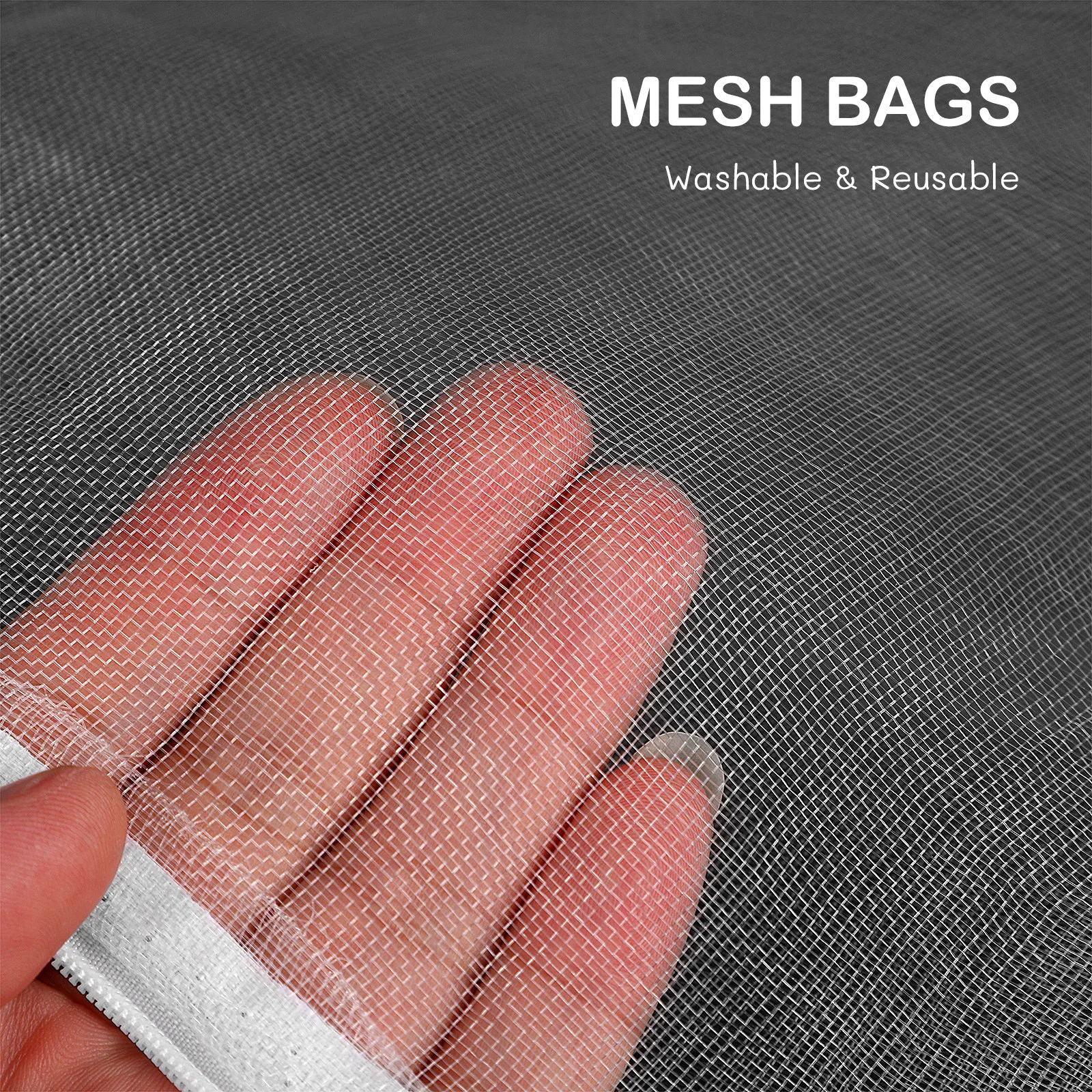 Activated Carbon Bag - 10개입 어항용 필터 메시 백, 지퍼형